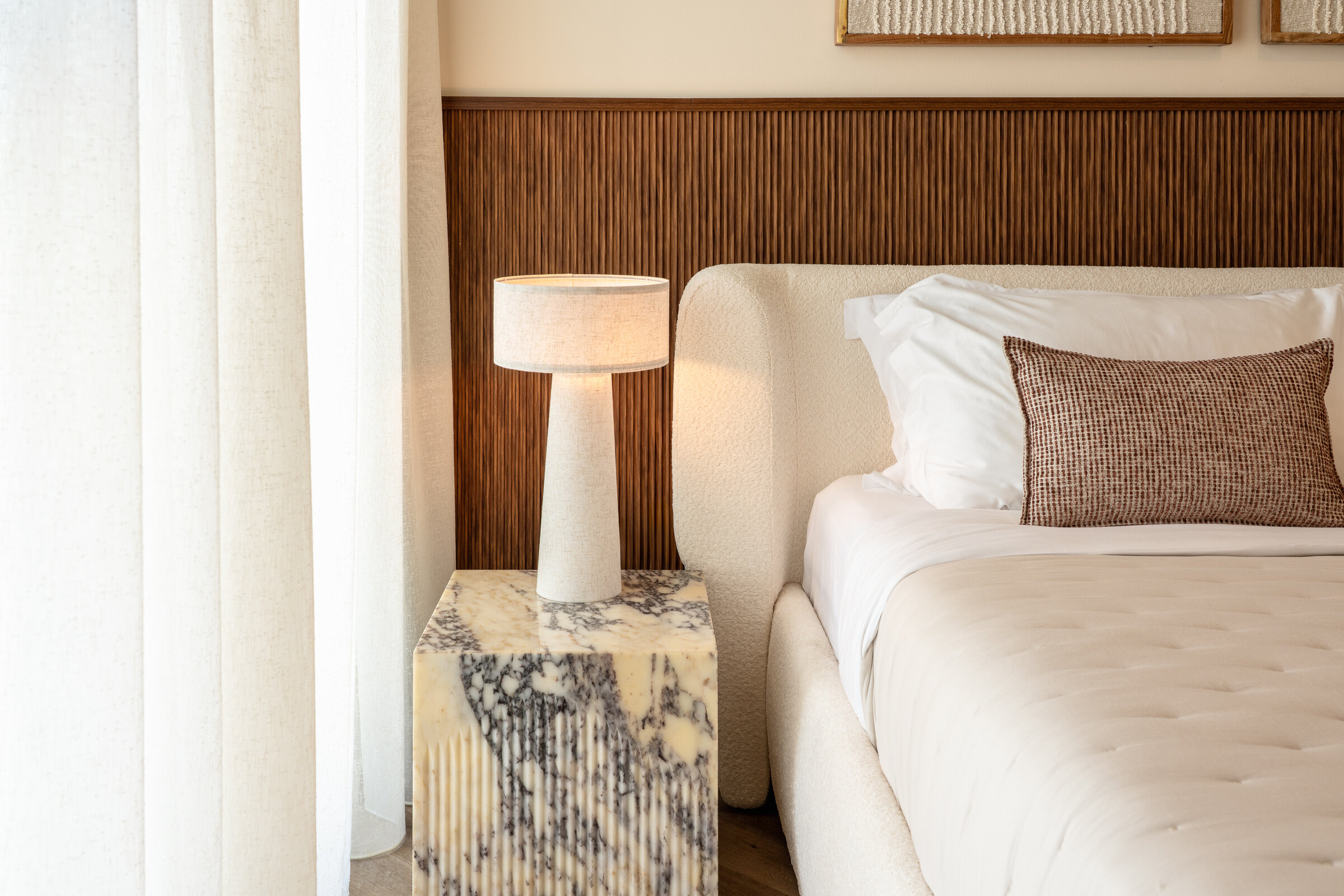 Relic Side Table in Viola at Seraya Residence 45