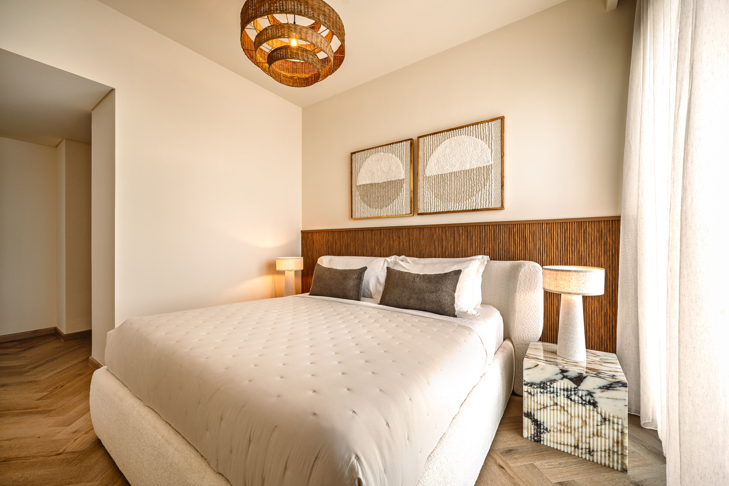 Relic Side Table in Viola at Seraya Residence 43