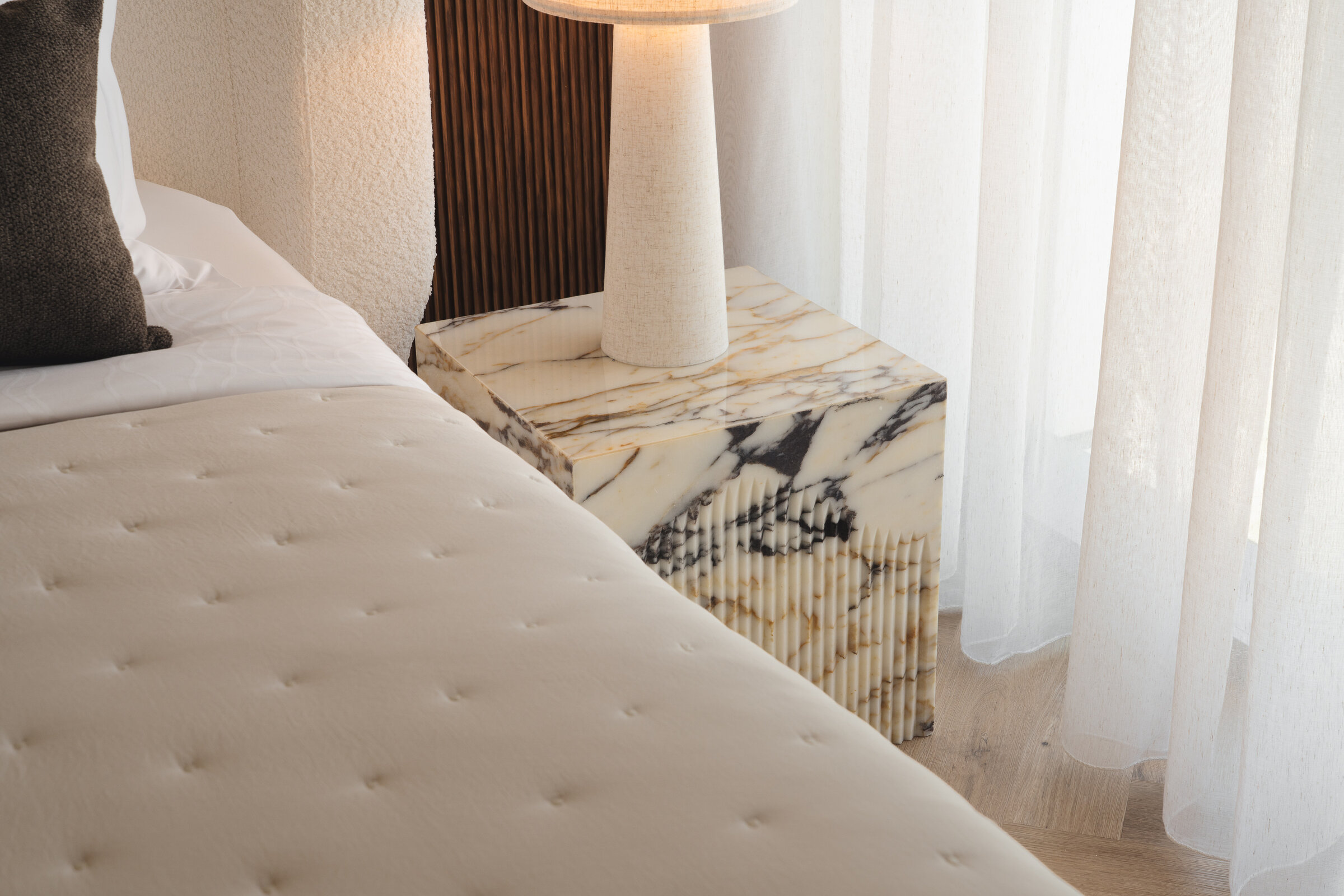 Relic Side Table in Viola at Seraya Residence 43