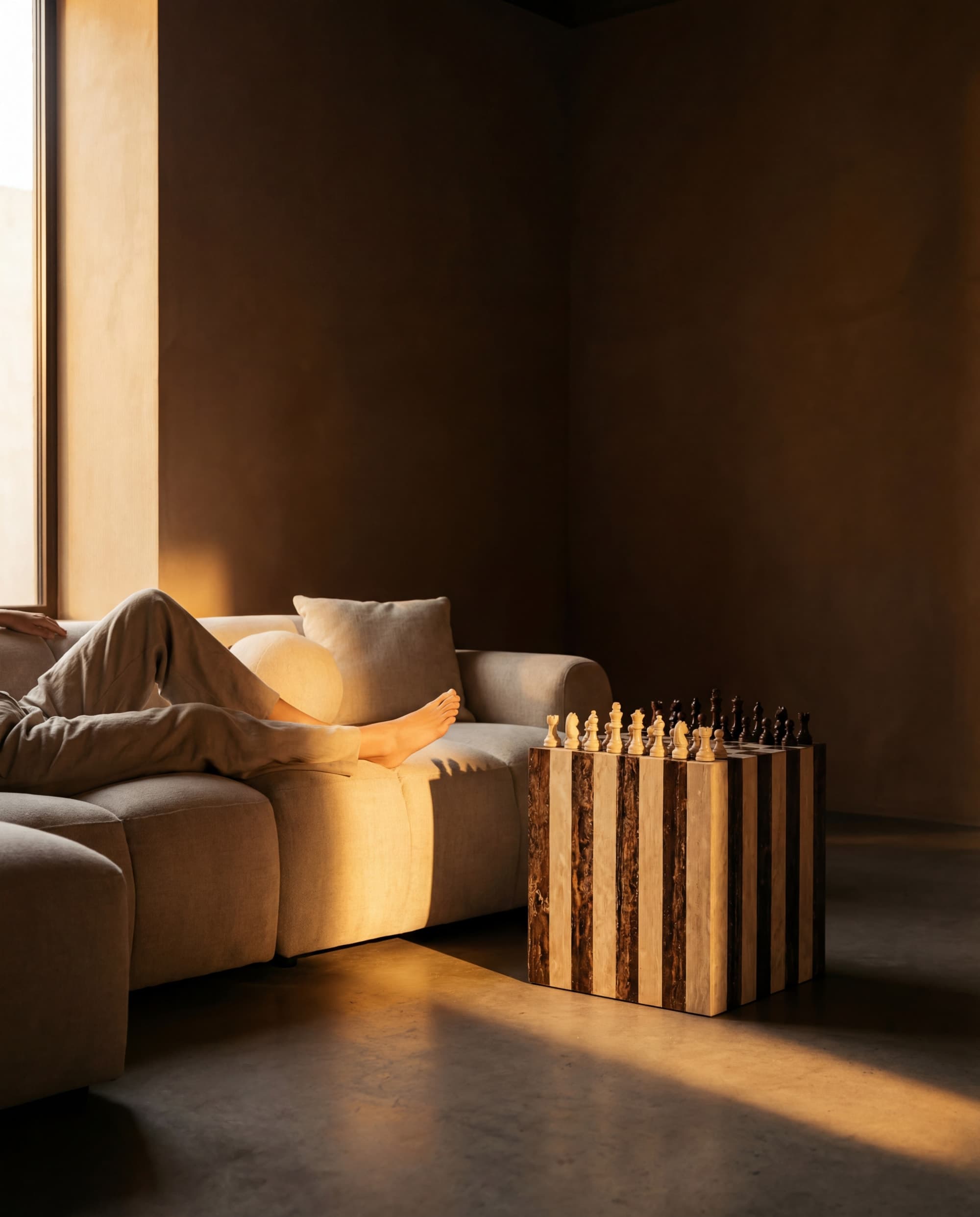Checkmate Side Table