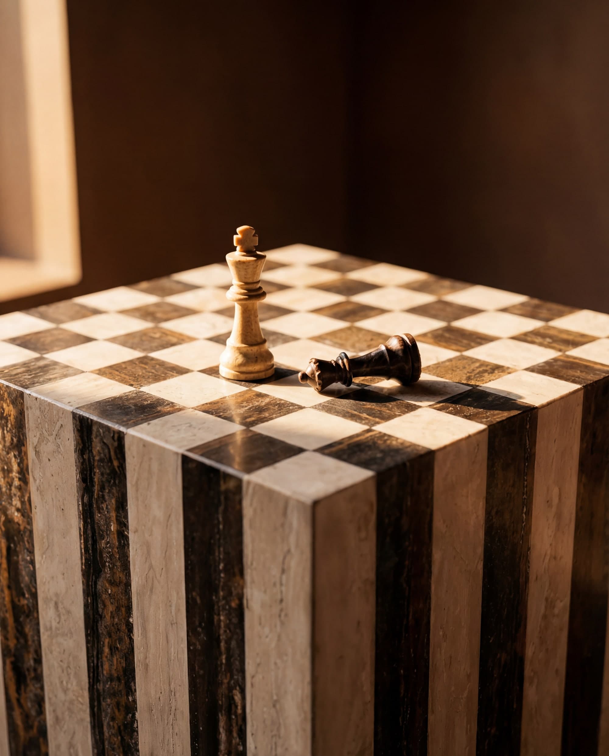 Checkmate Side Table